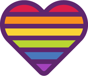 icon: rainbow heart.