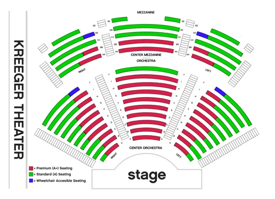 Kreeger Seating Chart